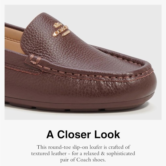 Make me an offer! Brand new dark brown Coach women’s loafers. Never worn, NWT - Picture 3 of 4